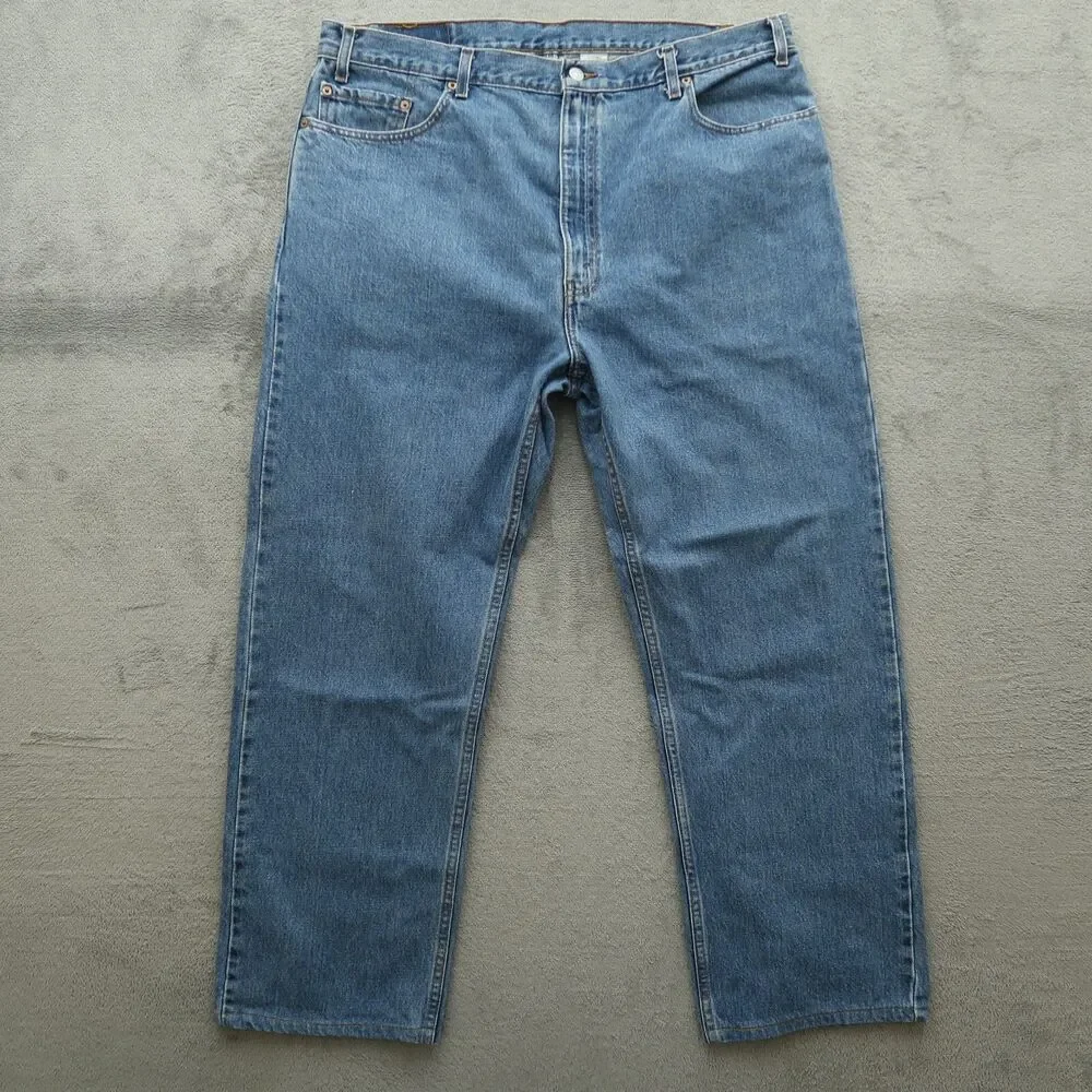 Levi's 505 Jeans Mens Size 42x30 (40x30 Actual) Blue Vintage Regular Straight